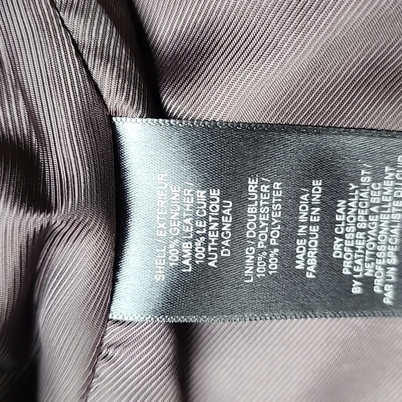 Leather biker jacket - Picture 7 of 15